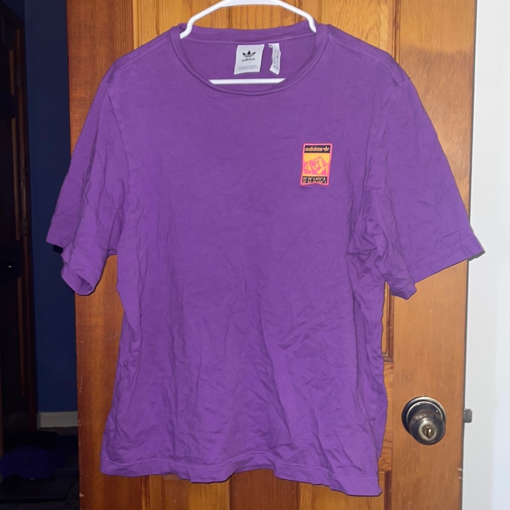 PURPLE ADIDAS SHIRT